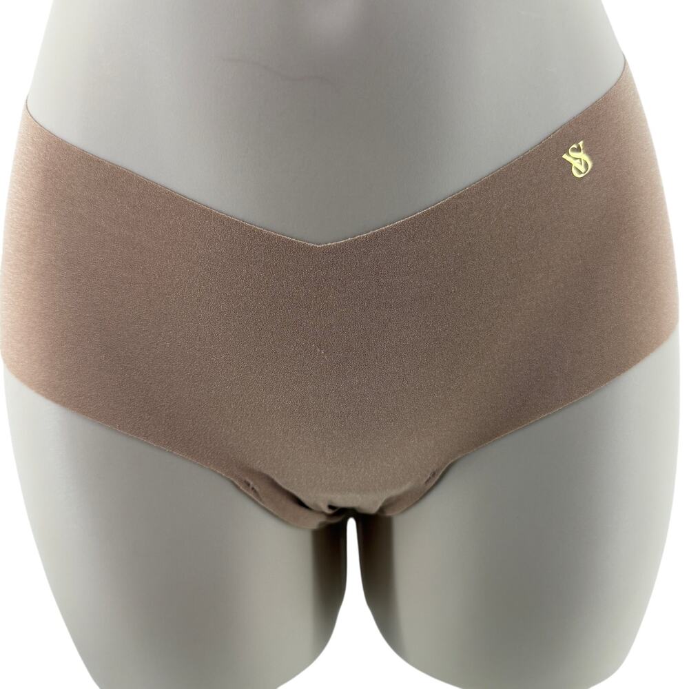 Victoria's Secret SexyIllusion Lasar Cut Hiphugger Panty Beige Women Small
